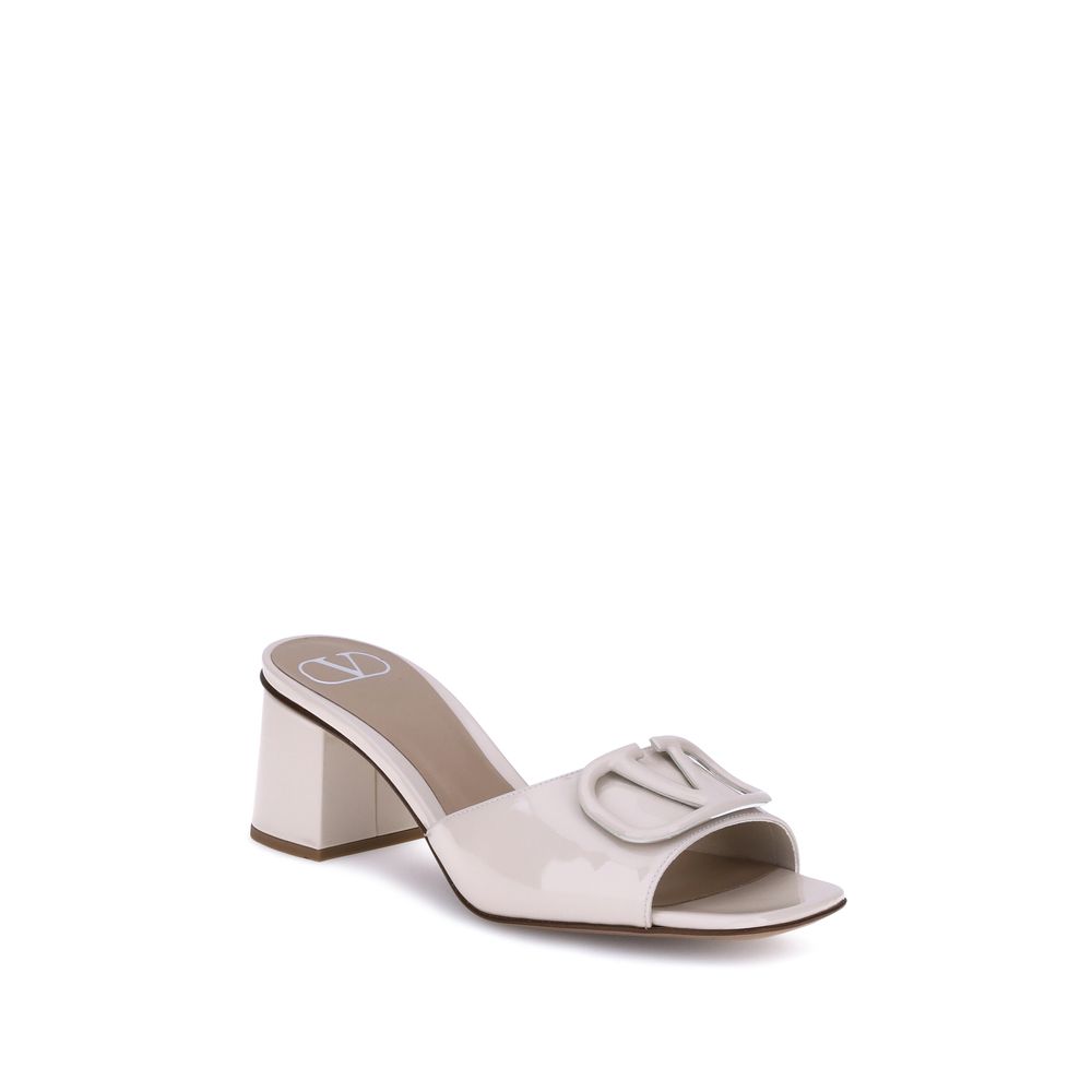Valentino Garavani VLogo Patent Leer Sandalen Luxe Stijlvol