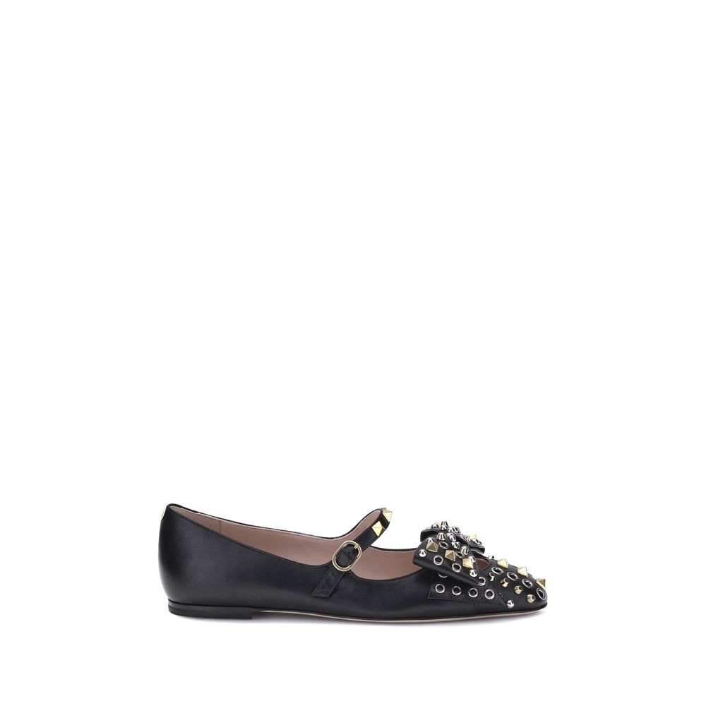 Mary-Jane Bowow Ballerinas Valentino Garavani Kinderleer