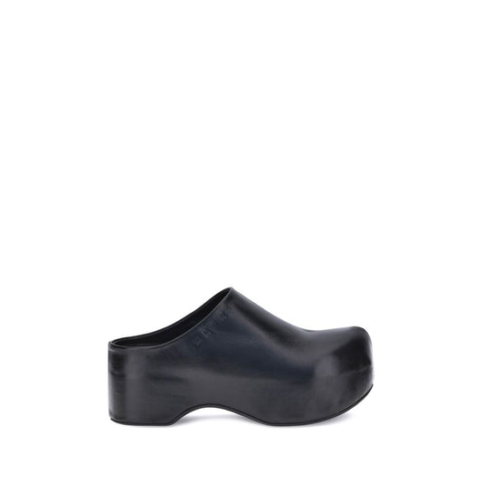 Marni Premium Leather Mules Platform Wedge Classic Slip On