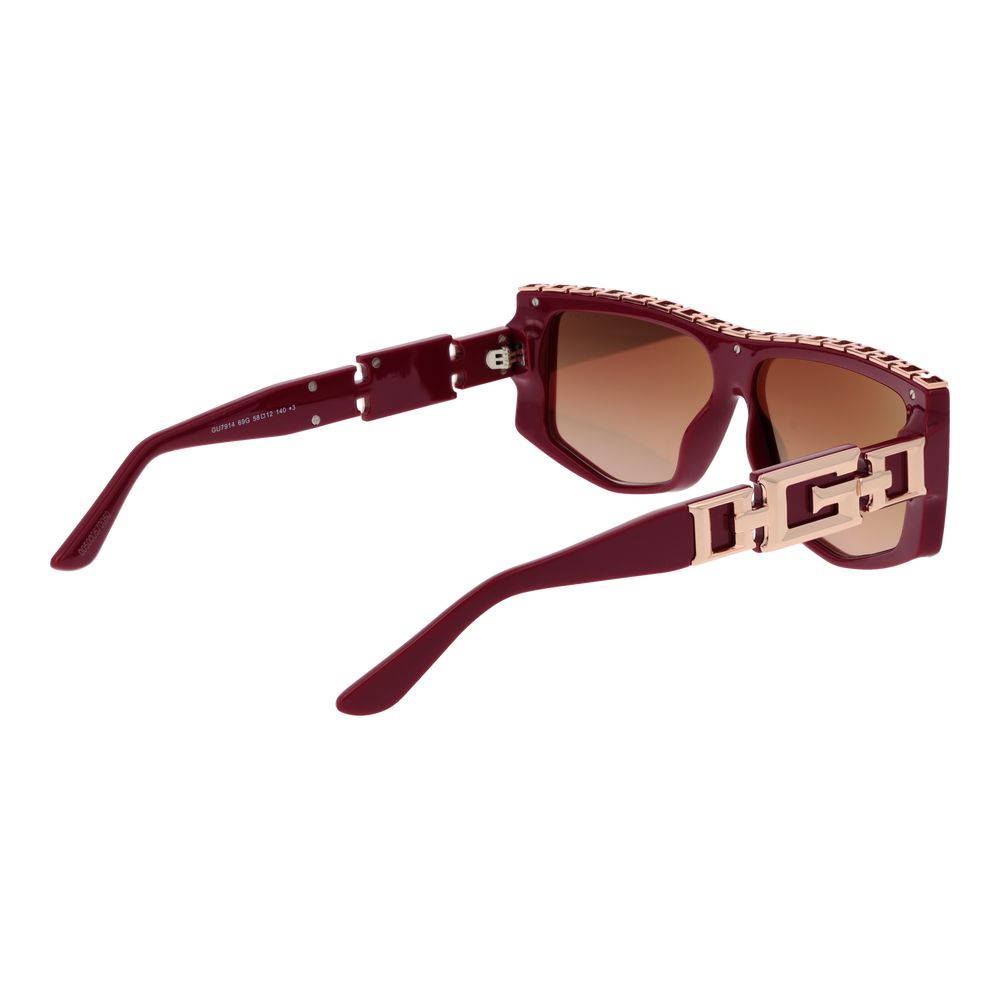 Lunettes de soleil Guess rouges pour femmes