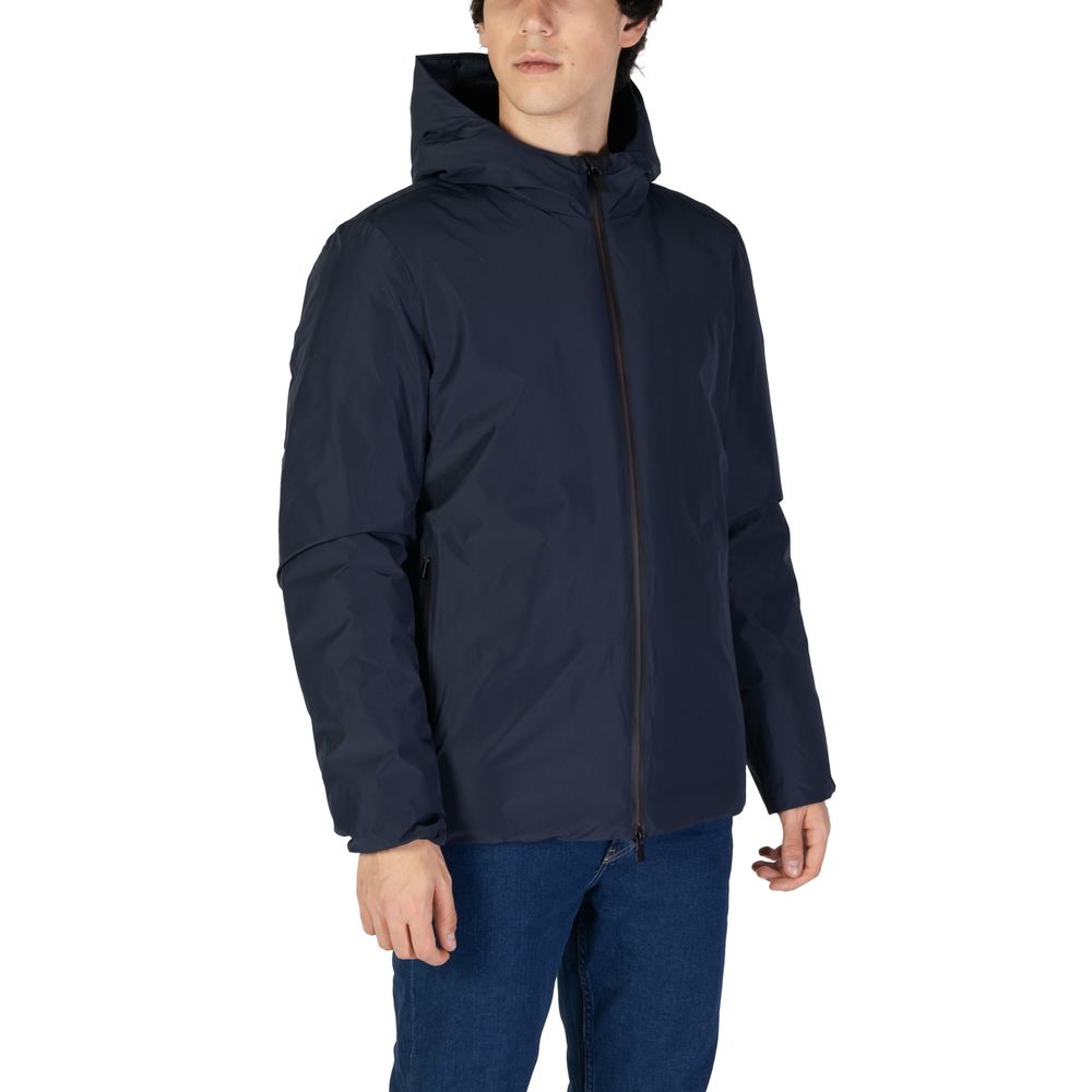 Suns Blue Polyester Jackets &amp; Coat