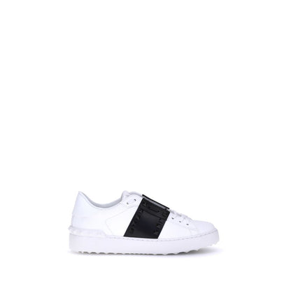 Valentino Garavani Rockstud Untitled Sneakers Kalfsleer Wit