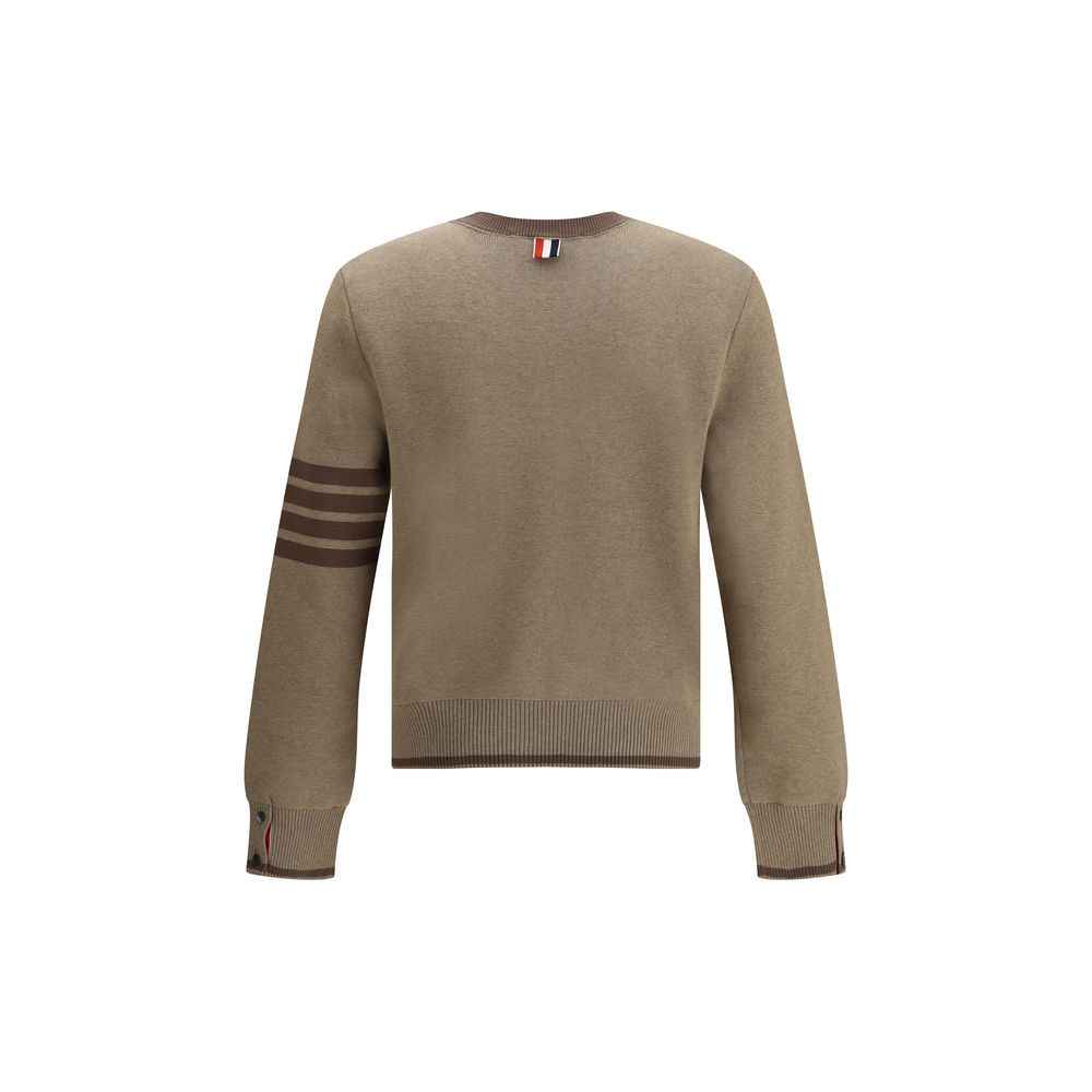 Thom Browne Milano Sweater Katoen Luxe Premium Zwart