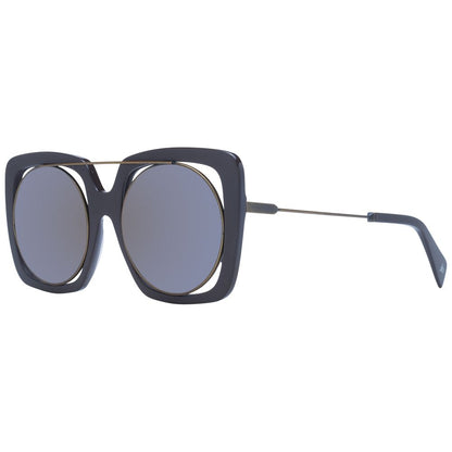Lunettes de soleil unisexes marron Yohji Yamamoto