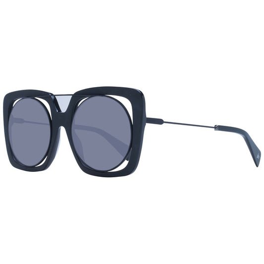 Lunettes de soleil unisexes noires Yohji Yamamoto