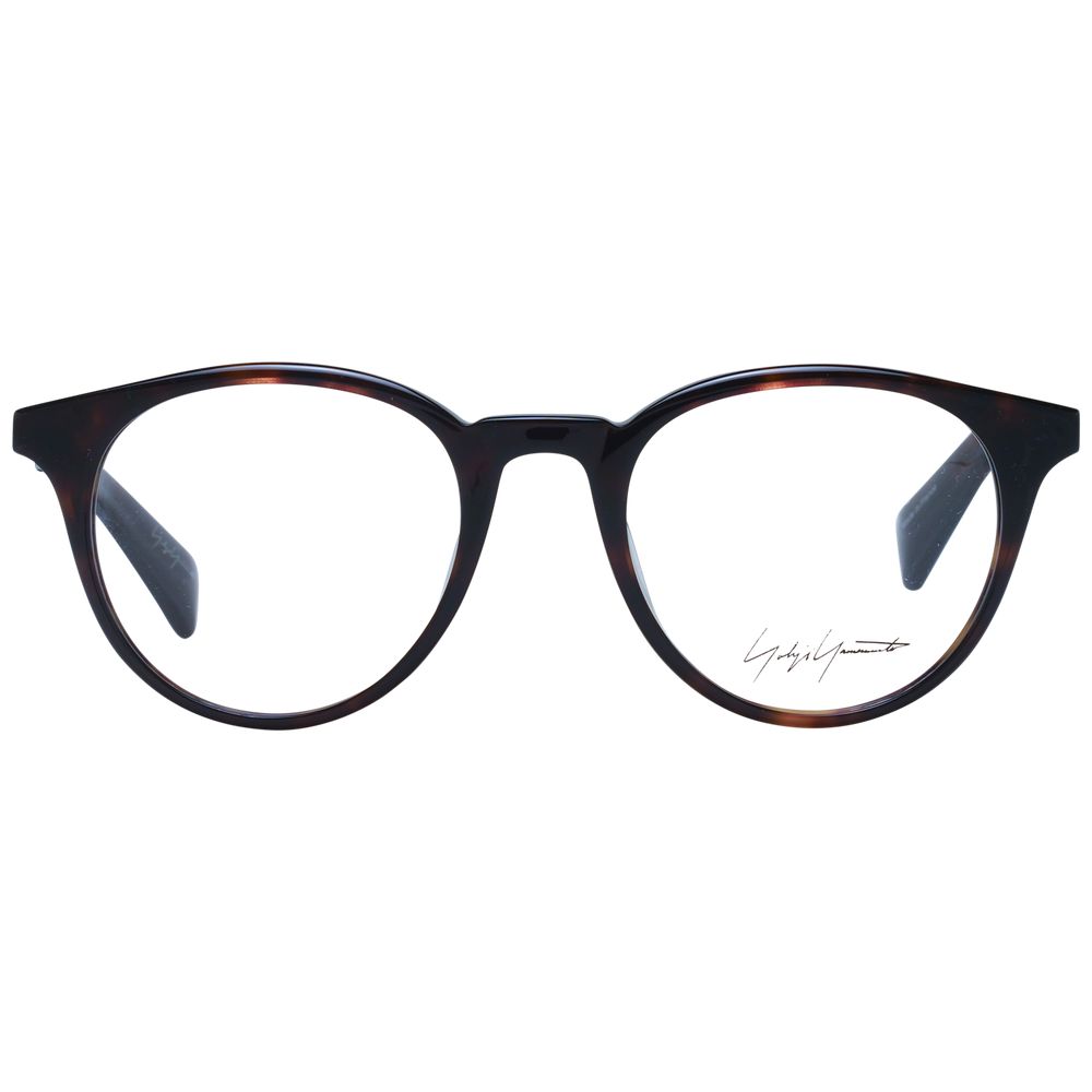 Yohji Yamamoto Brown Unisex Optical Frames by Yohji Yamamoto