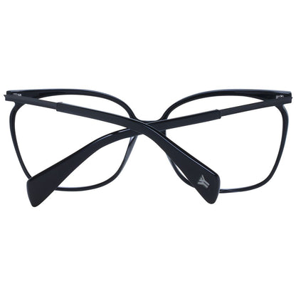 Yohji Yamamoto Black Unisex Optical Frames by Yohji Yamamoto