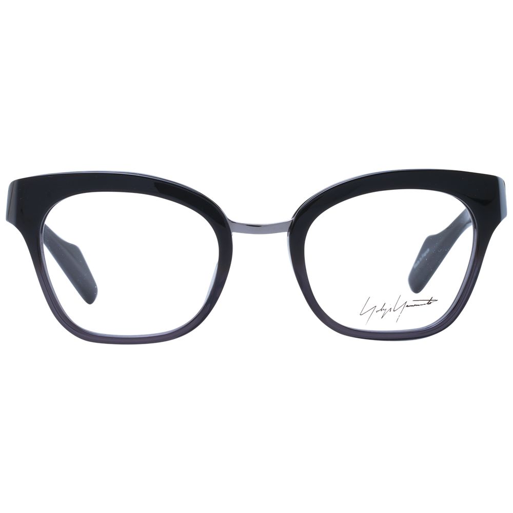 Yohji Yamamoto Black Unisex Optical Frames by Yohji Yamamoto