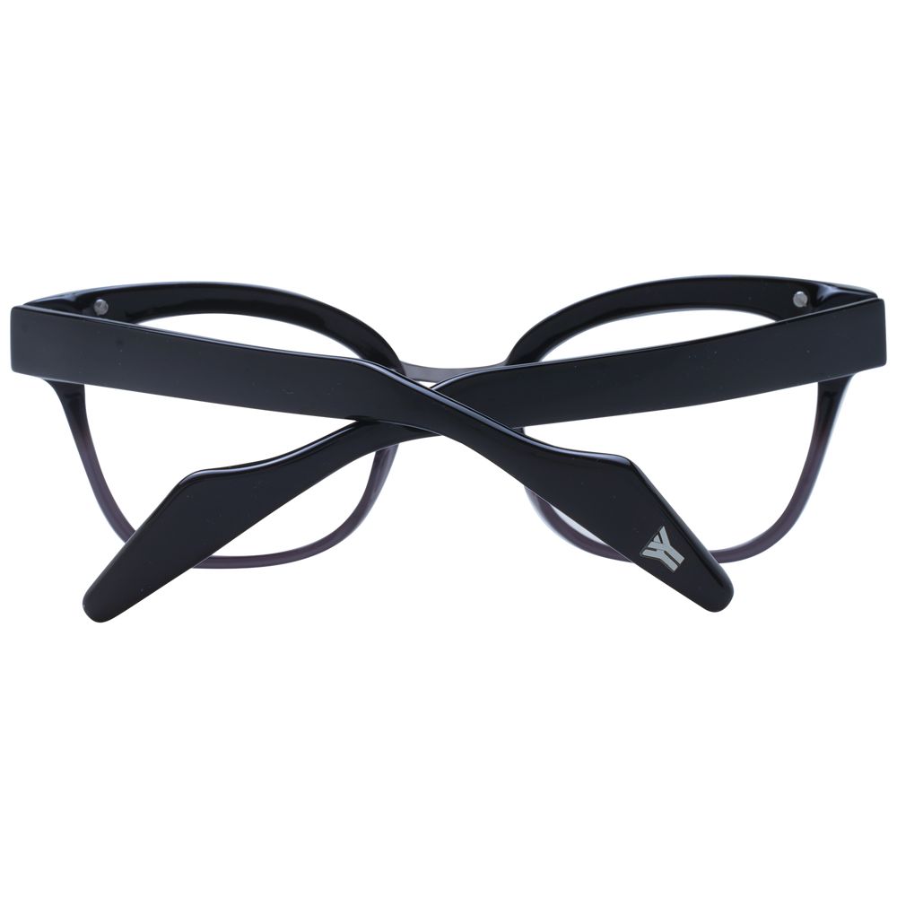 Yohji Yamamoto Black Unisex Optical Frames by Yohji Yamamoto