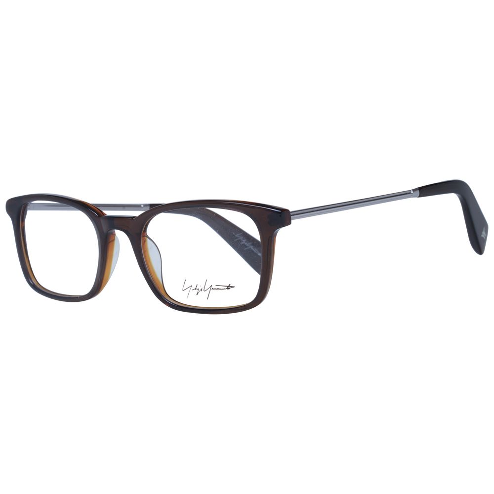 Yohji Yamamoto Brown Unisex Optical Frames by Yohji Yamamoto