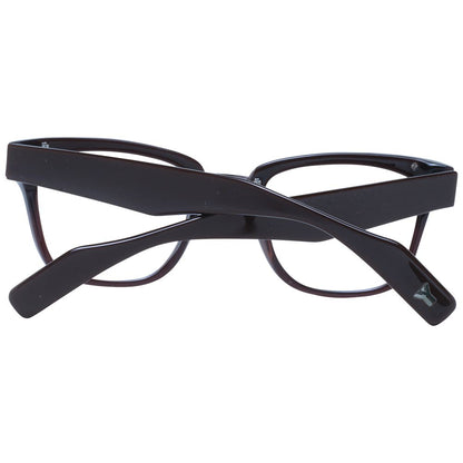 Montures de lunettes unisexes marron Yohji Yamamoto
