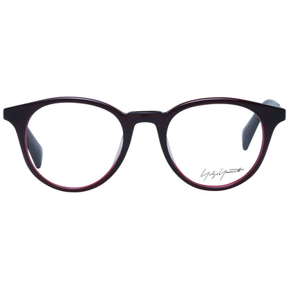 Montures de lunettes unisexes rouges Yohji Yamamoto