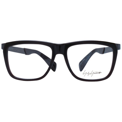 Montures de lunettes unisexes marron Yohji Yamamoto