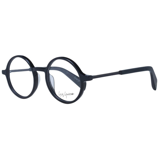 Montures optiques unisexes noires Yohji Yamamoto
