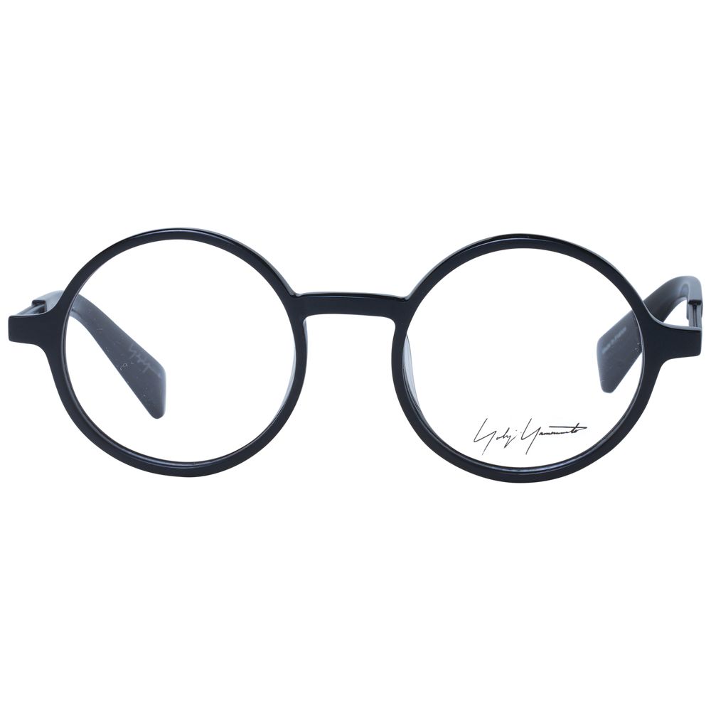 Montures optiques unisexes noires Yohji Yamamoto