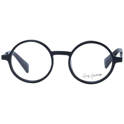 Montures optiques unisexes noires Yohji Yamamoto