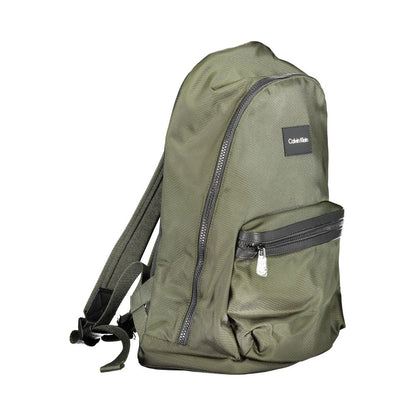 Sac à dos en polyester vert Calvin Klein