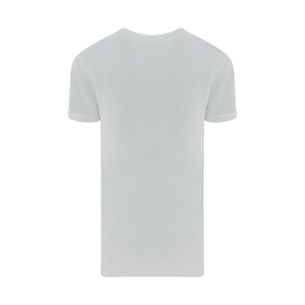 Marant Etoile Koldi Linen T Shirt Monogram Edition Natural