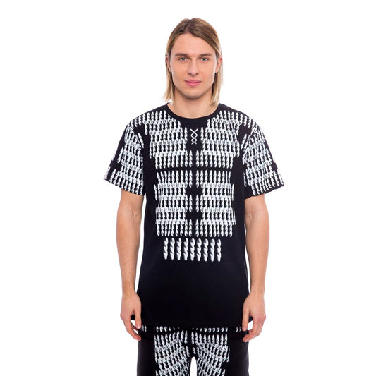 T-shirt homme en coton noir Nicolo Tonetto
