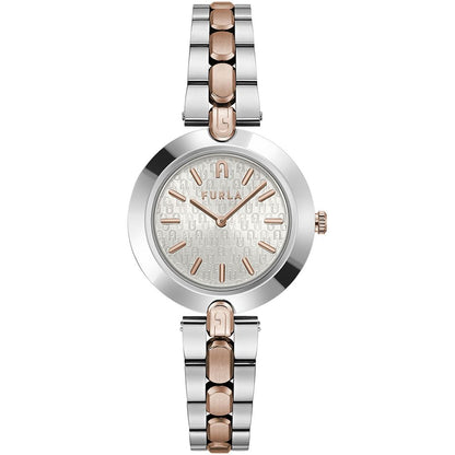 Montre Furla en acier inoxydable gris