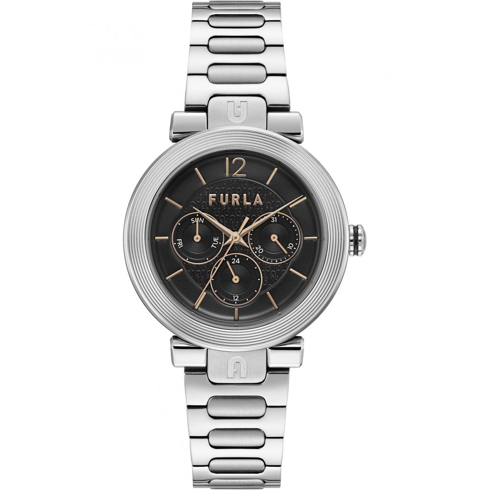 Montre Furla en acier inoxydable gris