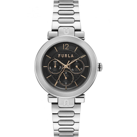Montre Furla en acier inoxydable gris