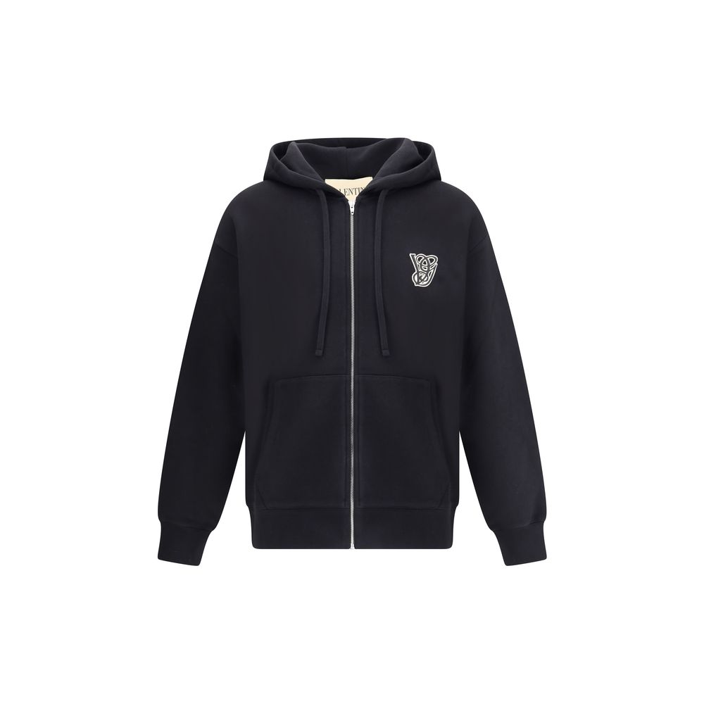 Sweat à capuche avec logo Valentino