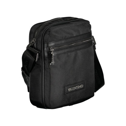 Sac à bandoulière en polyester noir Mario Valentino