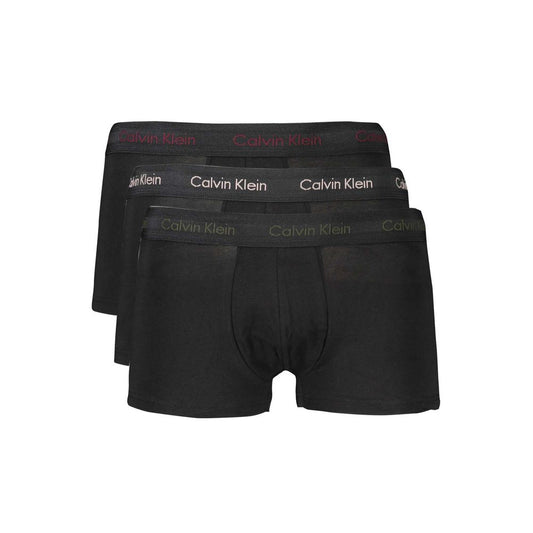 Sous-vêtements en coton noir Calvin Klein