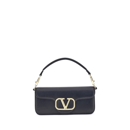 Valentino Garavani Locò Leren Schoudertas Luxueus Ontwerp
