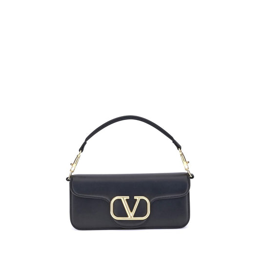 Valentino Garavani Locò Leren Schoudertas Luxueus Ontwerp