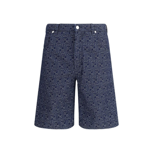 Short en jean Fendi