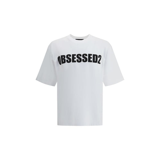 Dsquared2 Logoed T Shirt Ribbed Crew Neck Cotton AW25