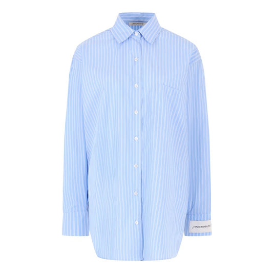 Chemise en coton bleu Hinnominate