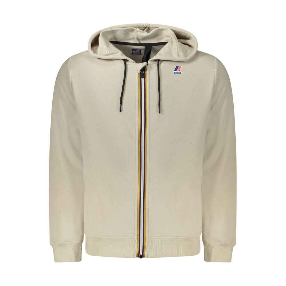 K-WAY Beige Cotton Men Sweater