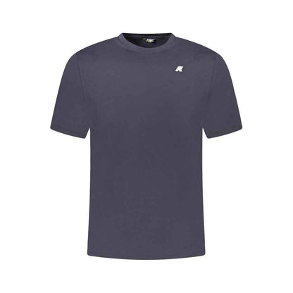 K-Way Blauw Katoenen Heren T-Shirt Met Logo Premium Elite
