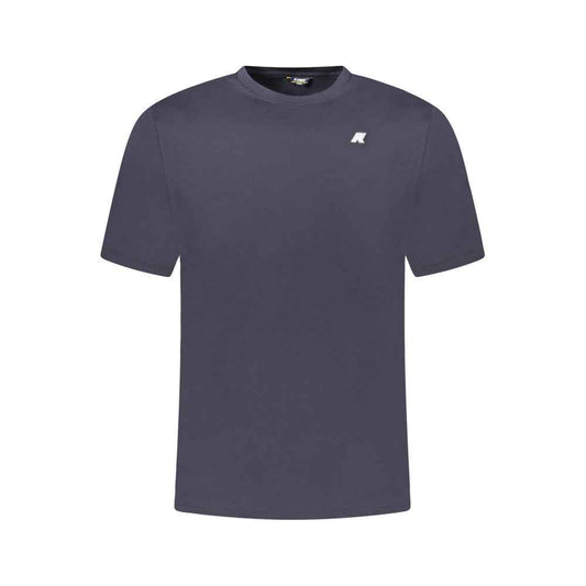 K-Way Blauw Katoenen Heren T-Shirt Met Logo Premium Elite