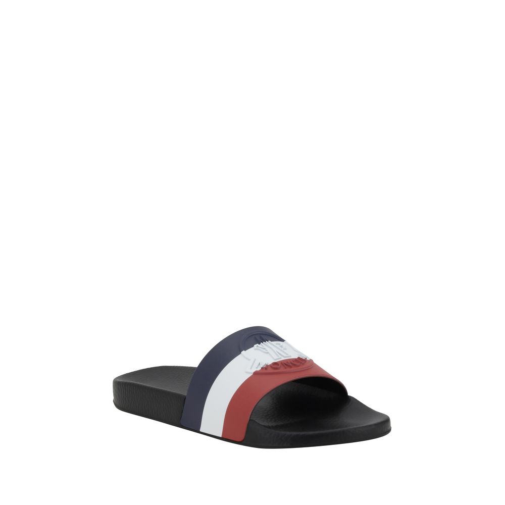 Chaussons avec logo Moncler