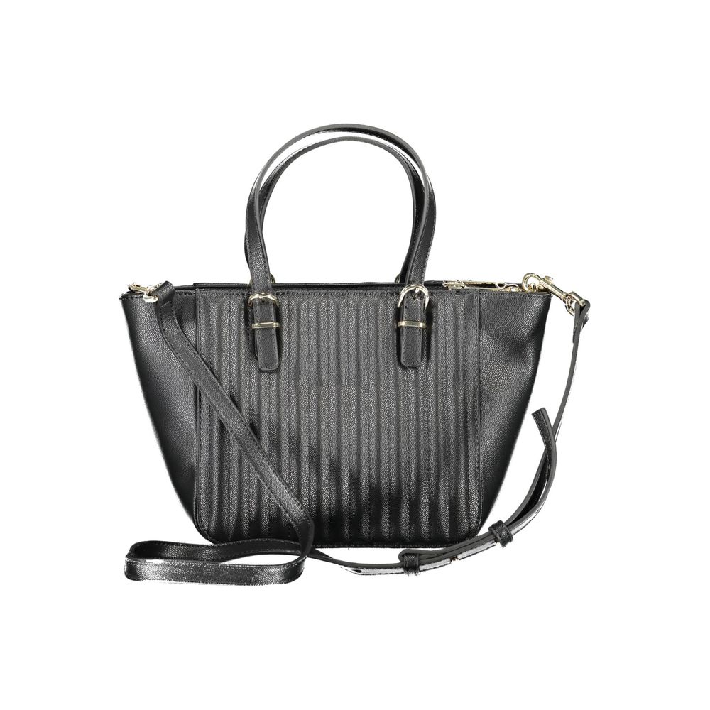 Tommy Hilfiger Black Polyethylene Handbag by Tommy Hilfiger