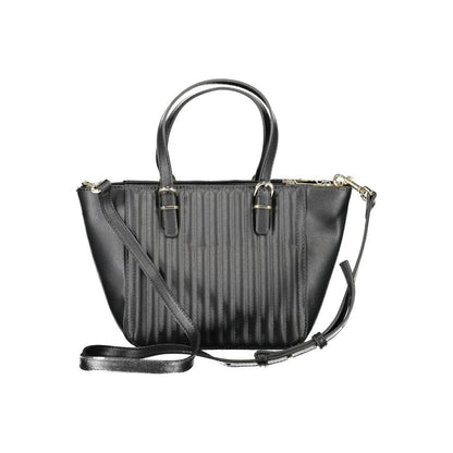Tommy Hilfiger Black Polyethylene Handbag by Tommy Hilfiger