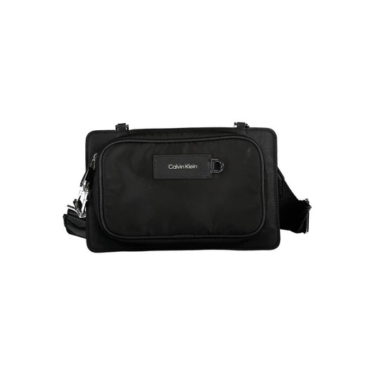 Sac à bandoulière en polyester noir Calvin Klein