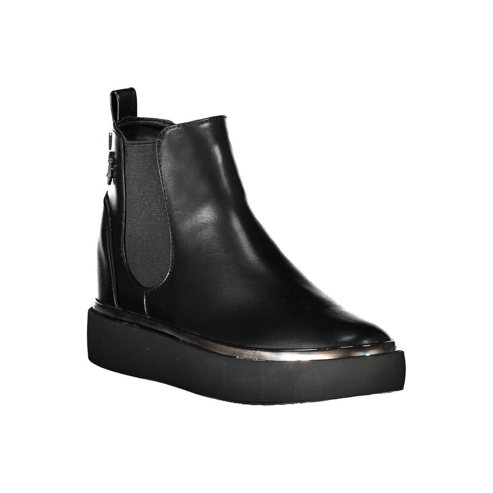 Bottes noires en polyester de l'association américaine Polo