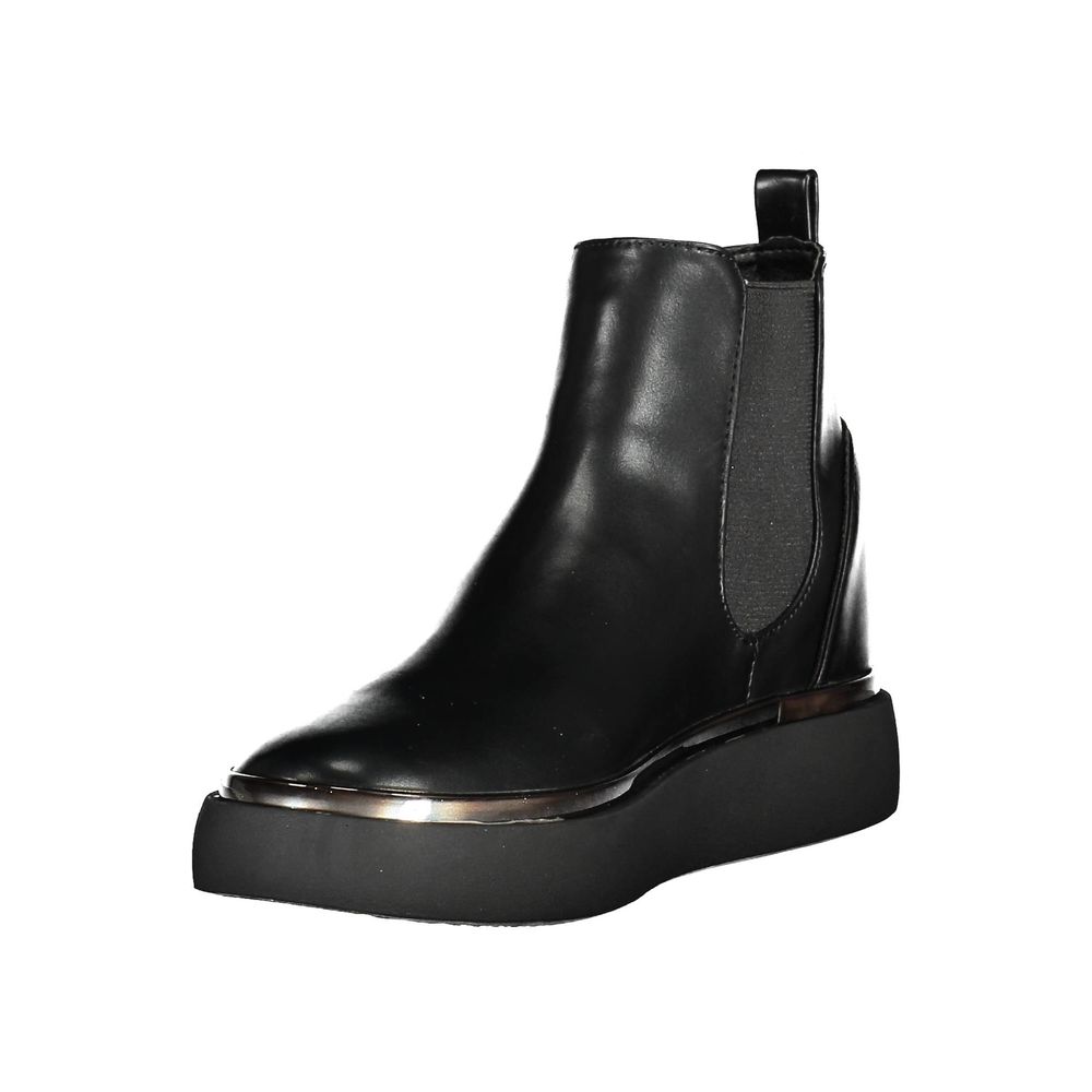 Bottes noires en polyester de l'association américaine Polo
