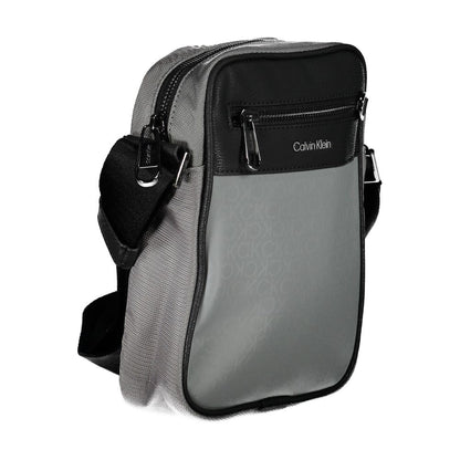 Sac à bandoulière en polyester gris Calvin Klein