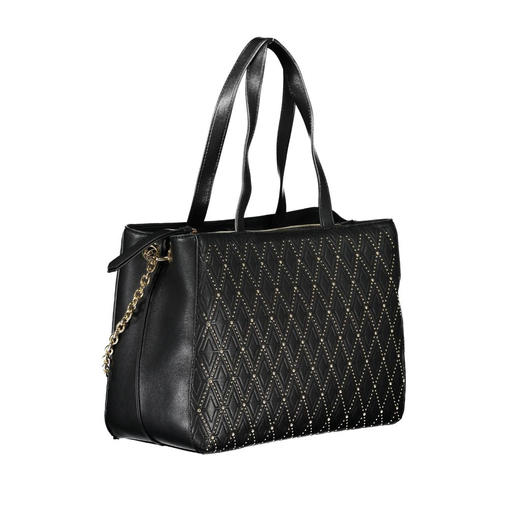 Mario Valentino Black Polyethylene Handbag by Mario Valentino