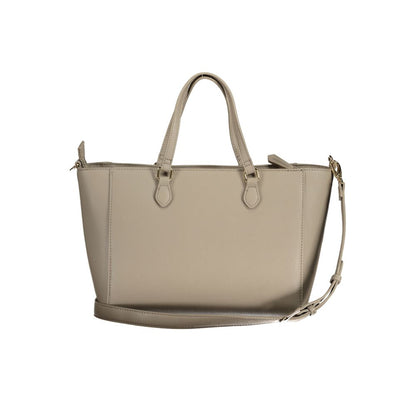 Mario Valentino Beige Polyethylene Handbag by Mario Valentino