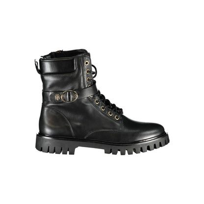 Tommy Hilfiger Black Polyester Boot by Tommy Hilfiger