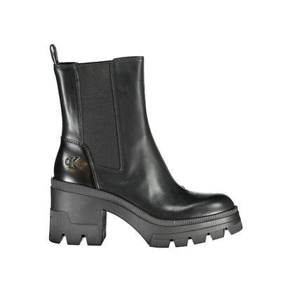 Calvin Klein Black Polyester Boot by Calvin Klein