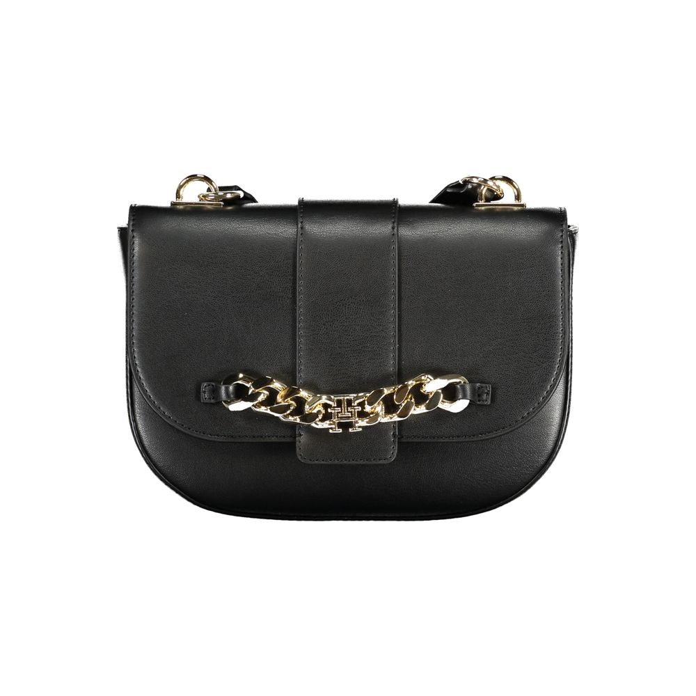 Tommy Hilfiger Black Polyethylene Handbag by Tommy Hilfiger
