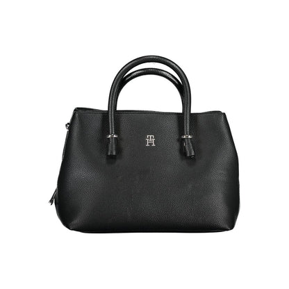 Tommy Hilfiger Black Polyethylene Handbag by Tommy Hilfiger